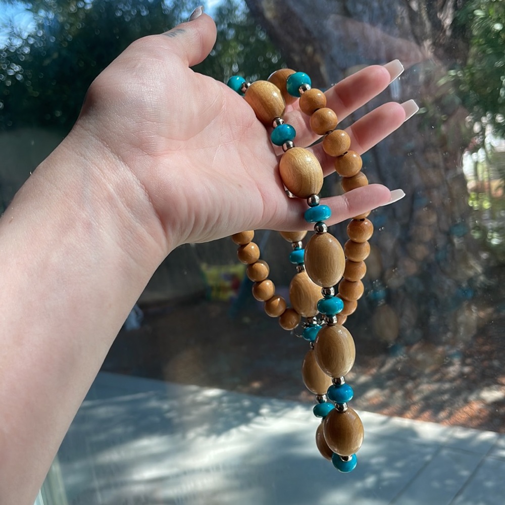 Handmade Beaded Necklace 💙
